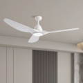 ZEVENTI - Ventilador de teto LED URBINO LED/20W/230V 3000/4000/6000K Wi-Fi Tuya branco + controlo remoto