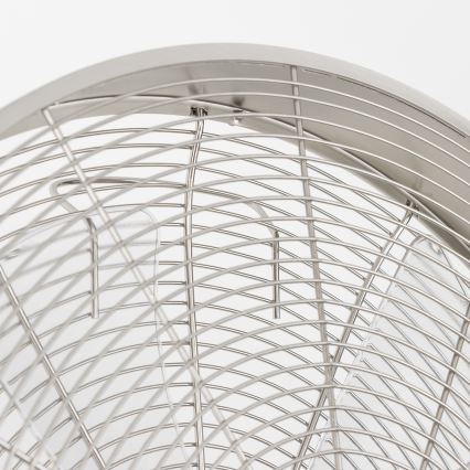 ZEVENTI - Ventoinha de parede FREEZE 50W/230V diâmetro 40 cm cromado mate + comando