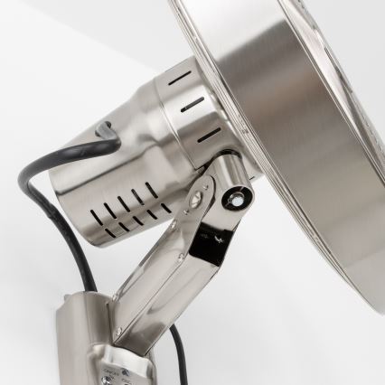 ZEVENTI - Ventoinha de parede FREEZE 50W/230V diâmetro 40 cm cromado mate + comando