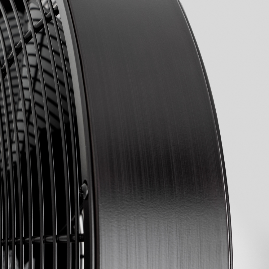 ZEVENTI - Ventoinha de parede FREEZE 50W/230V diâmetro 40 cm preto + comando