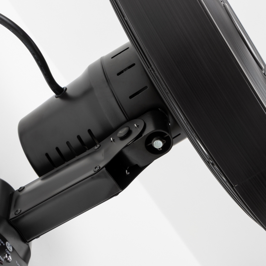 ZEVENTI - Ventoinha de parede FREEZE 50W/230V diâmetro 40 cm preto + comando