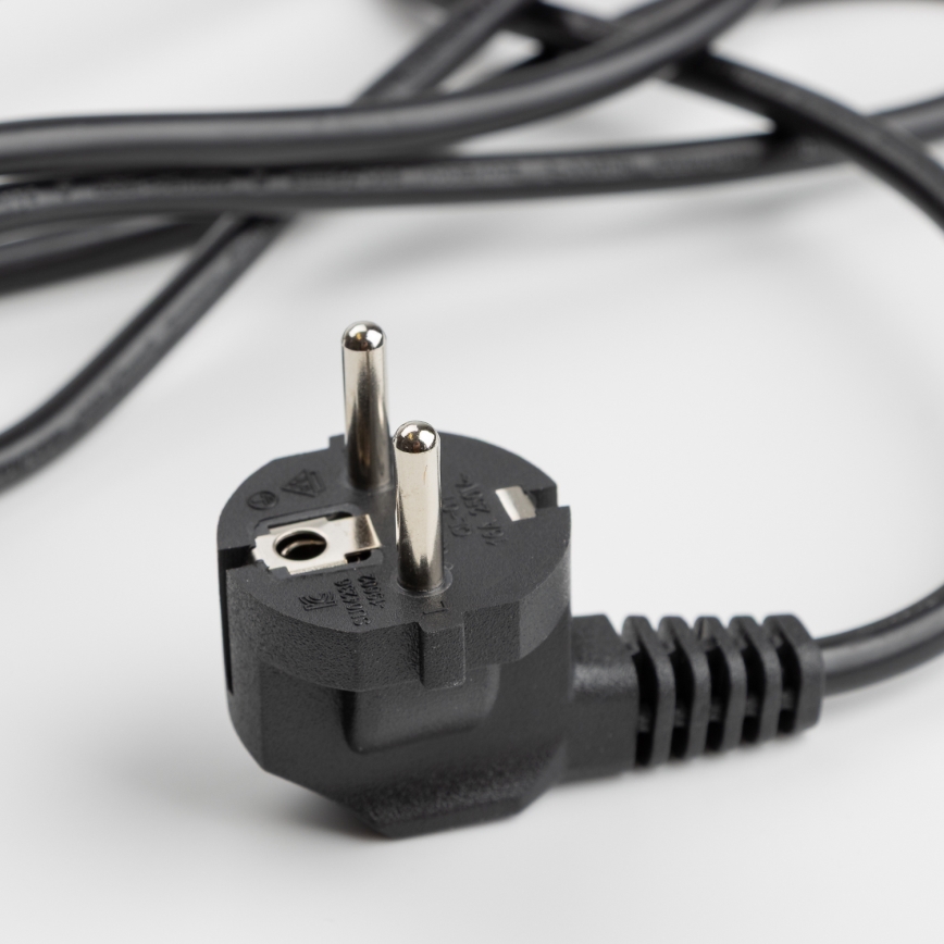 ZEVENTI - Ventoinha de parede FREEZE 50W/230V diâmetro 40 cm preto/castanho + comando