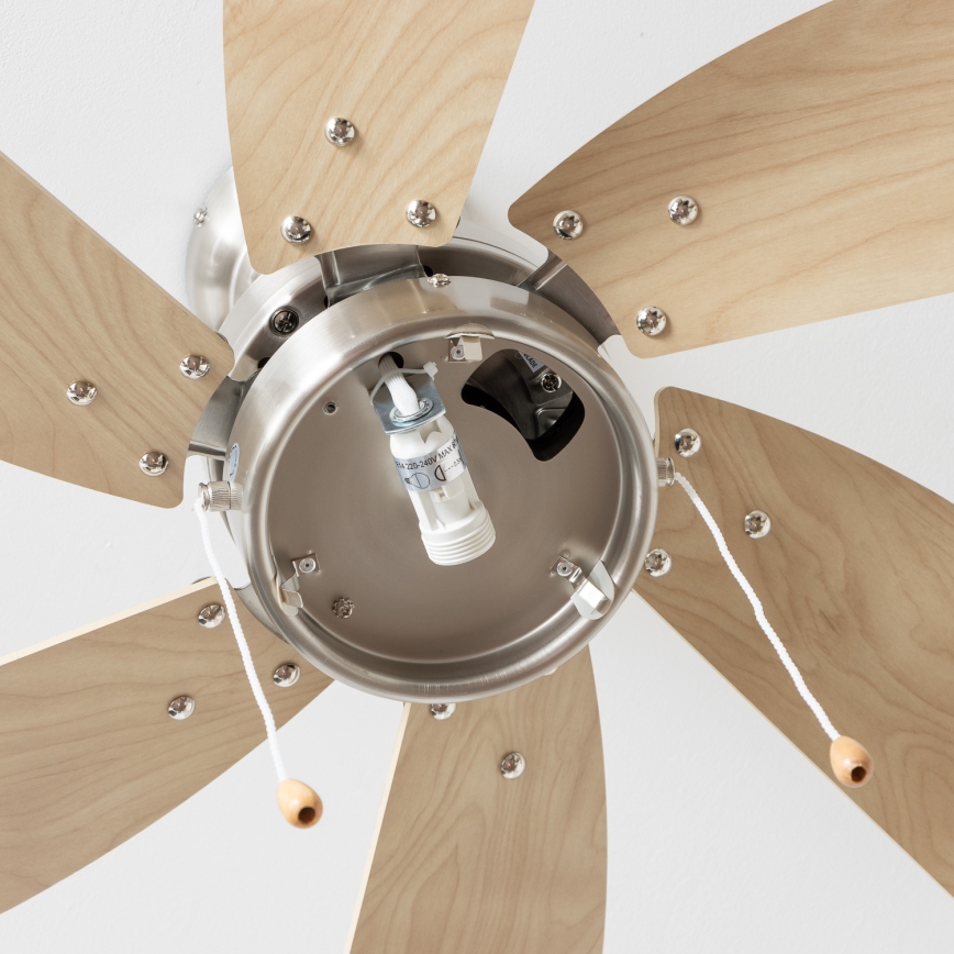 ZEVENTI - Ventoinha de teto FAMARA 1xE14/60W/230V bege