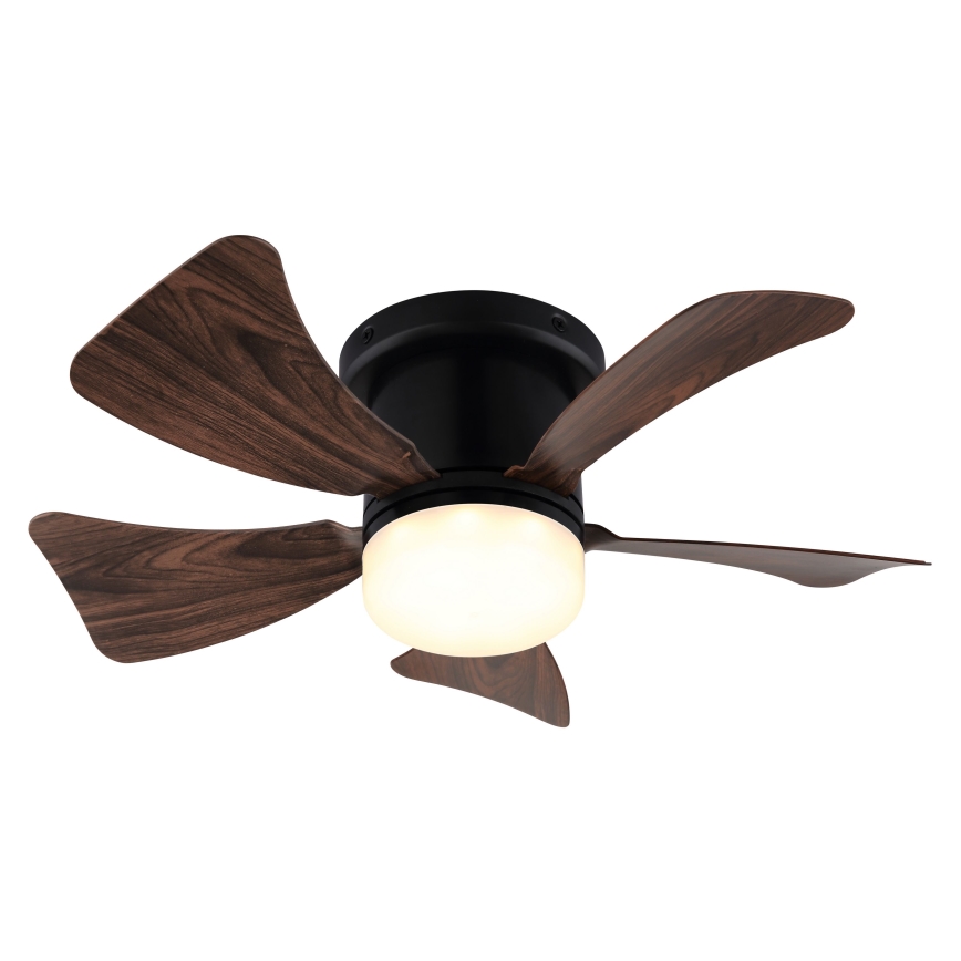 ZEVENTI - Ventoinha de teto LED com regulação MUNDAKA LED/10W/230V 3000-6500K castanho + comando