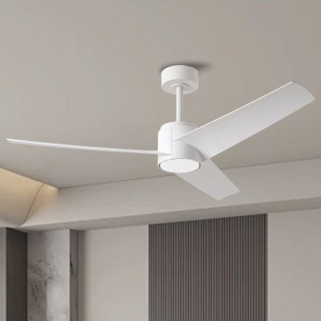 ZEVENTI - Ventoinha de teto LED com regulação ORVIETO LED/18W/230V 3000-6000K Wi-Fi Tuya branco + comando
