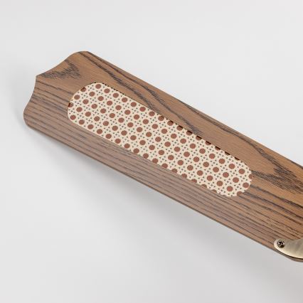 ZEVENTI - Ventoinha de teto NAVAGIO 1xE27/60W/230V castanho