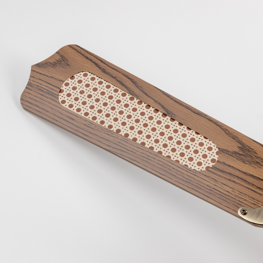 ZEVENTI - Ventoinha de teto NAVAGIO 1xE27/60W/230V castanho