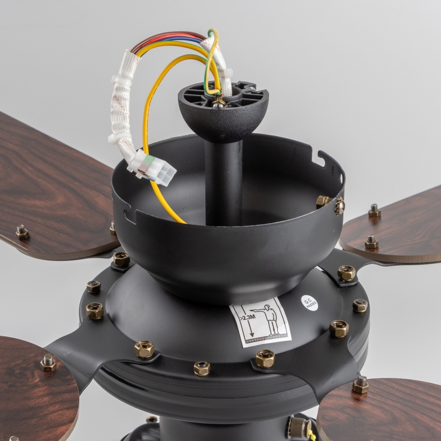 ZEVENTI - Ventoinha de teto ZURRIOLA 3xE27/60W/230V