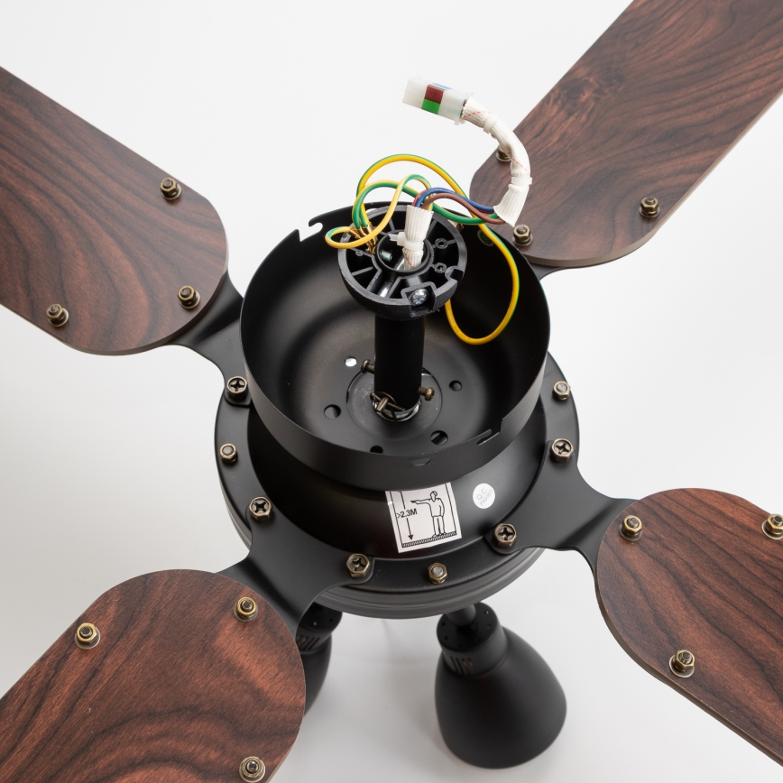 ZEVENTI - Ventoinha de teto ZURRIOLA 3xGU10/50W/230V