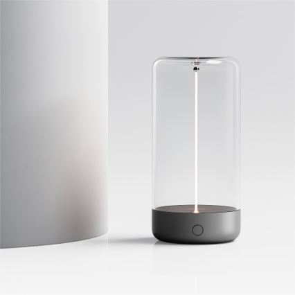 Zuma Line - Lâmpada de mesa recarregável LED dimmerizável LED/0,5W/230V preta IP54