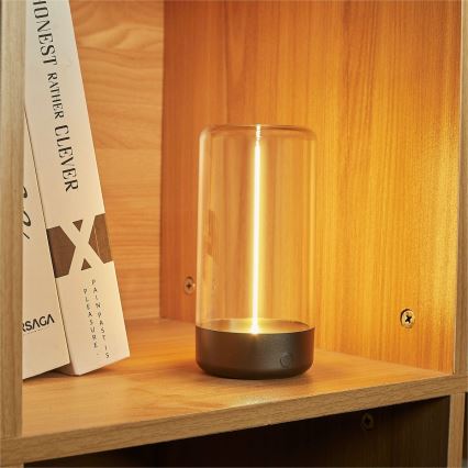 Zuma Line - Lâmpada de mesa recarregável LED dimmerizável LED/0,5W/230V preta IP54