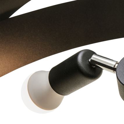 Zuma Line - Candelabro suspenso 3xE27/40W/230V preto