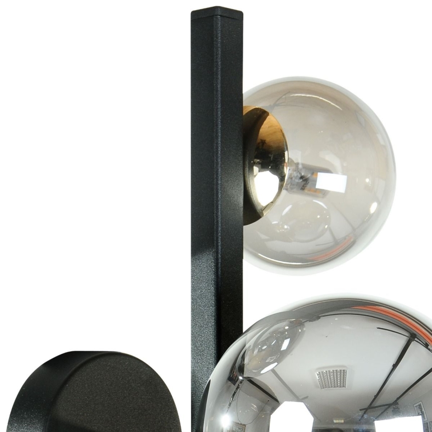 Zuma Line - Aplique de parede 3xG9/8W/230V preto/preto fumado
