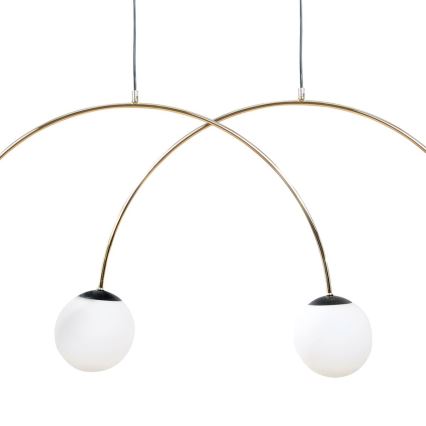 Zuma Line - Lustre suspenso por cabo 4xE14/10W/230V dourado