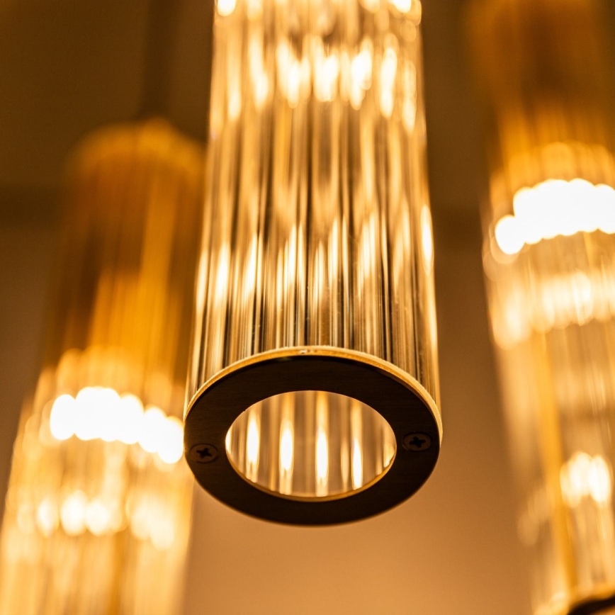 Zuma Line - Lustre suspenso por cabo 3xE14/7W/230V dourado