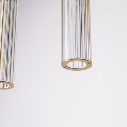 Zuma Line - Lustre suspenso com cabo 4xE14/7W/230V dourado