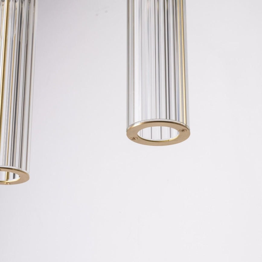 Zuma Line - Lustre suspenso com cabo 4xE14/7W/230V dourado