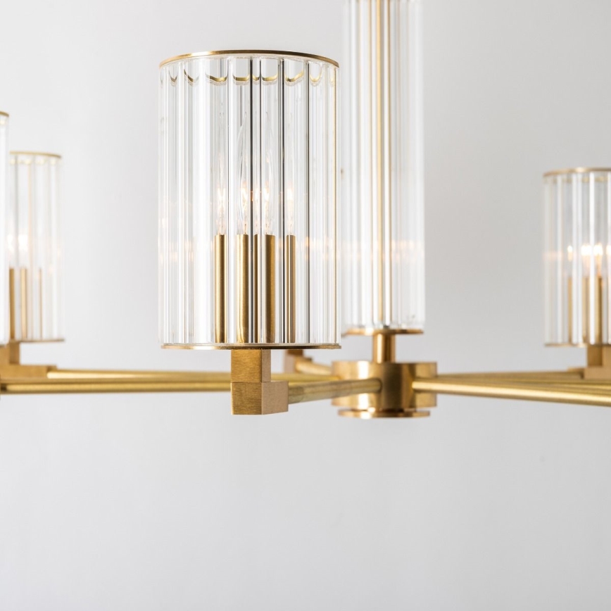 Zuma Line - Lustre em haste 7xE14/7W/230V dourado