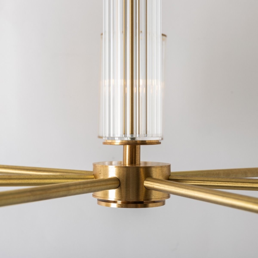 Zuma Line - Lustre em haste 7xE14/7W/230V dourado