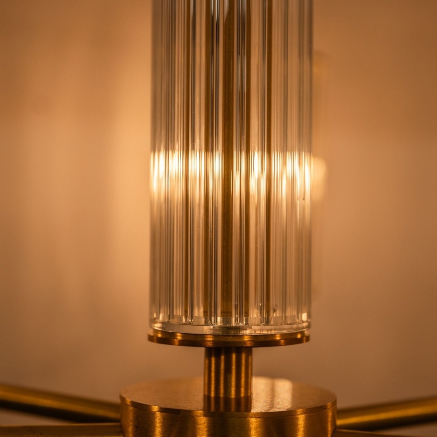 Zuma Line - Lustre em haste 7xE14/7W/230V dourado