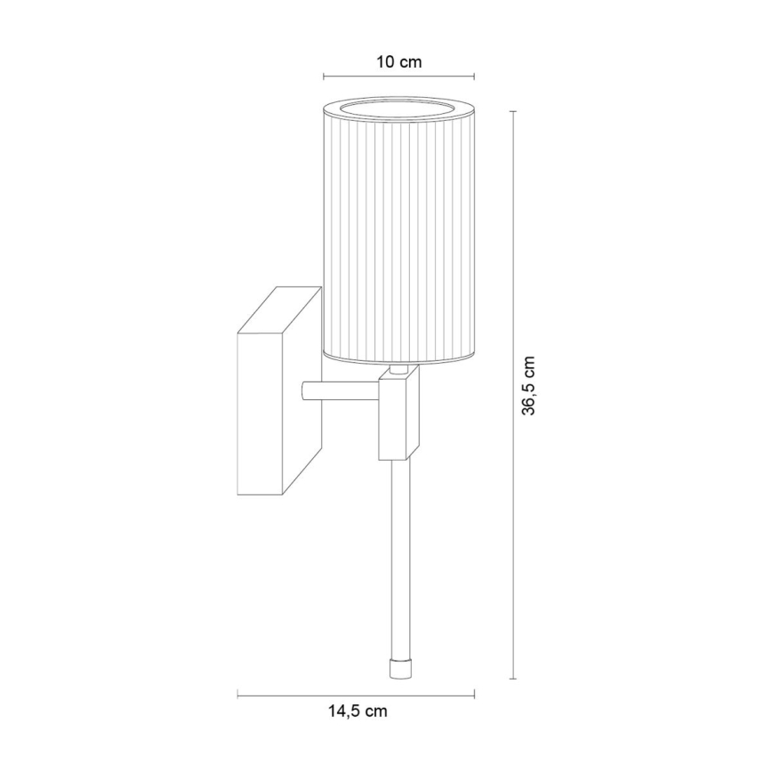 Zuma Line - Aplique de parede 1xE14/7W/230V dourado