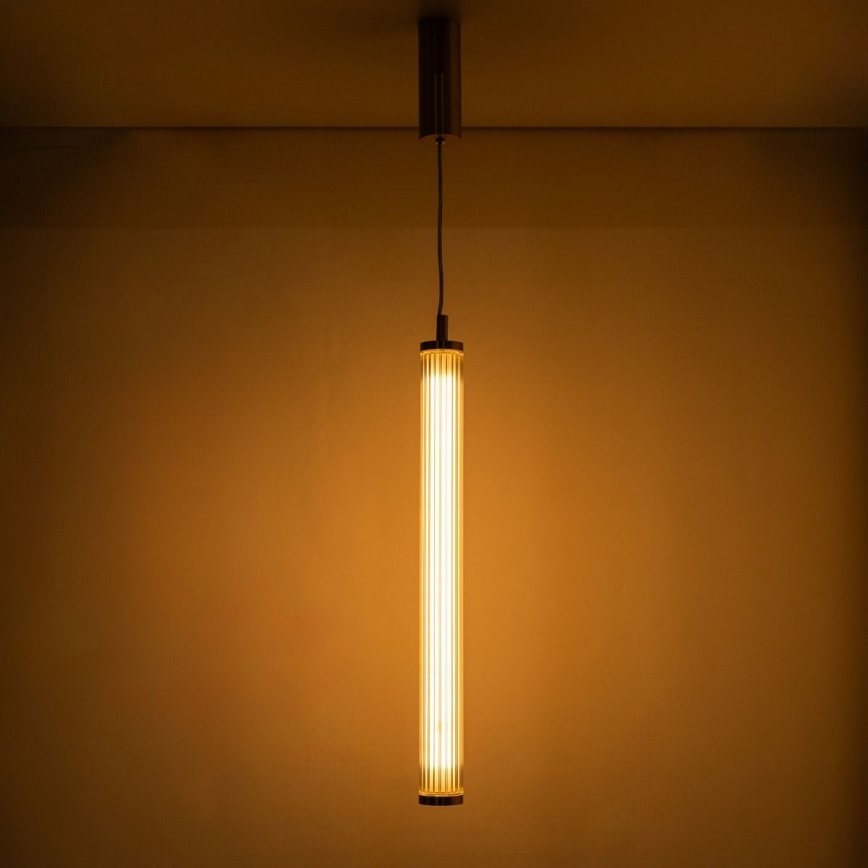 Zuma Line - Lustre LED regulável suspenso por cabo LED/26W/230V 2700-6500K dourado + controlo remoto
