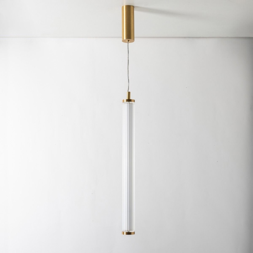 Zuma Line - Lustre LED regulável suspenso por cabo LED/26W/230V 2700-6500K dourado + controlo remoto
