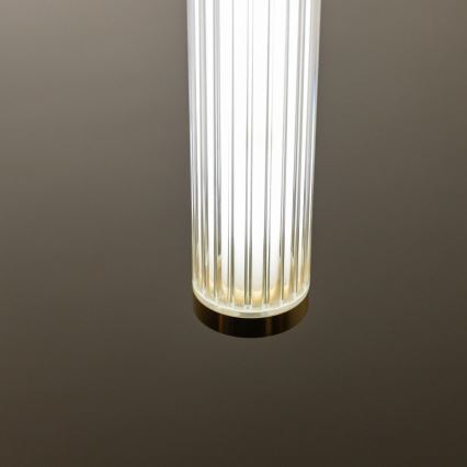 Zuma Line - Lustre LED regulável suspenso por cabo LED/26W/230V 2700-6500K dourado + controlo remoto