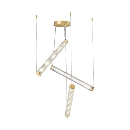 Zuma Line - Lustre LED dimerizável em cabo LED/64W/230V 2700-6500K dourado + controlo remoto