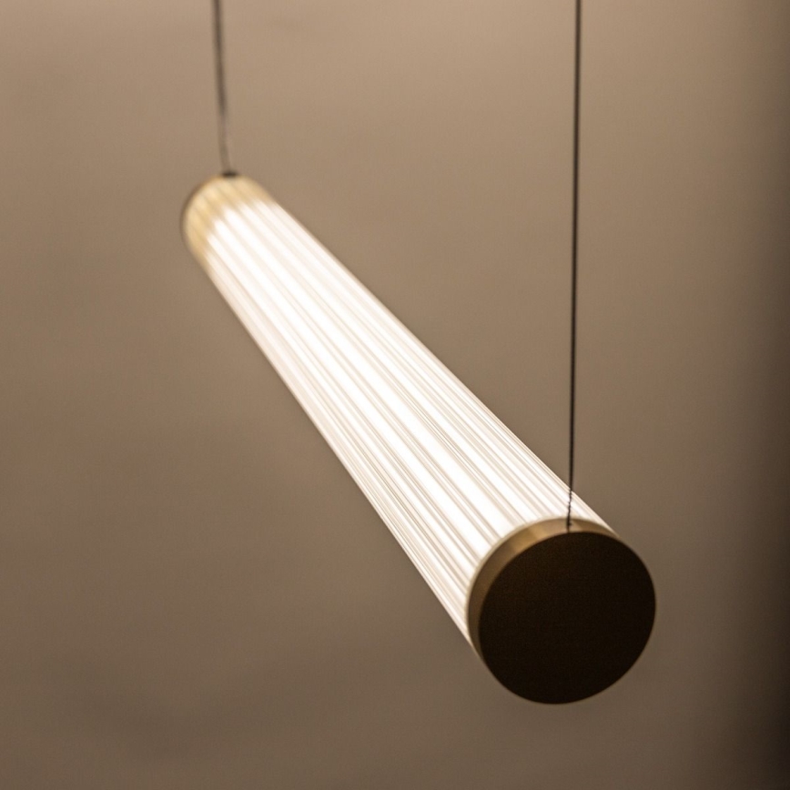 Zuma Line - Lustre LED dimerizável em cabo LED/64W/230V 2700-6500K dourado + controlo remoto