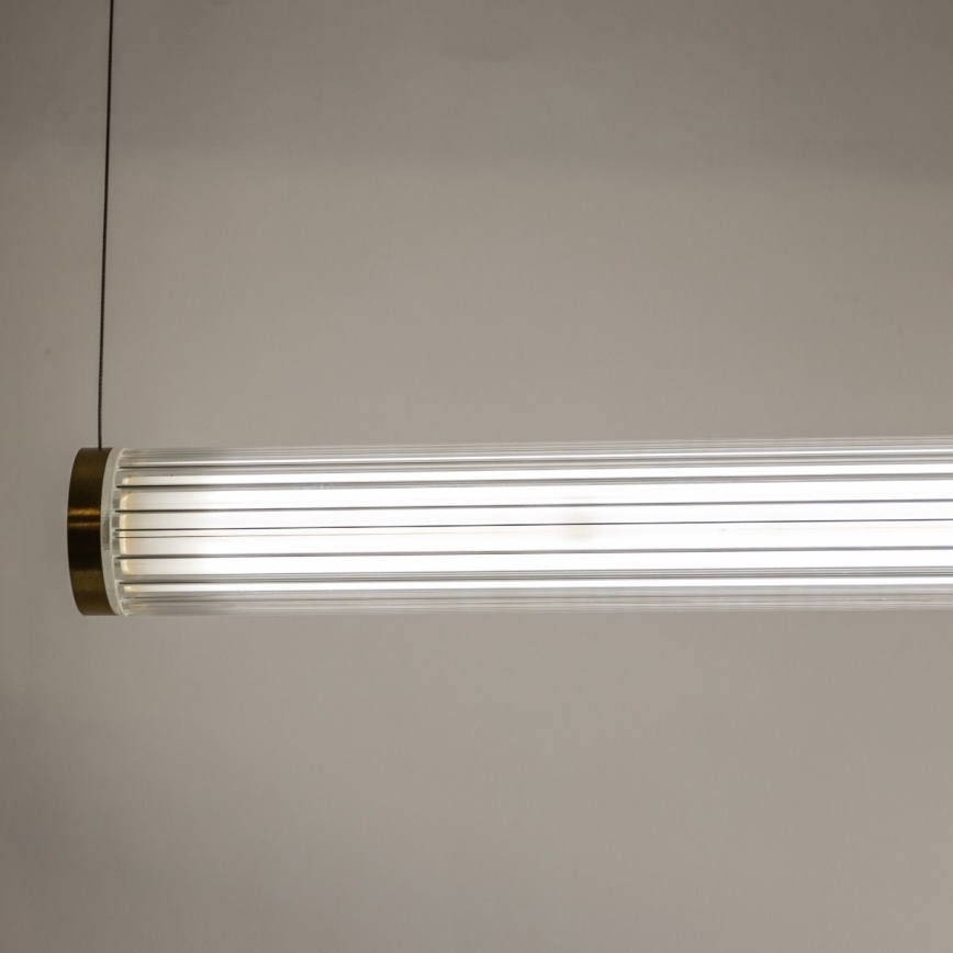 Zuma Line - Lustre LED dimerizável em cabo LED/64W/230V 2700-6500K dourado + controlo remoto