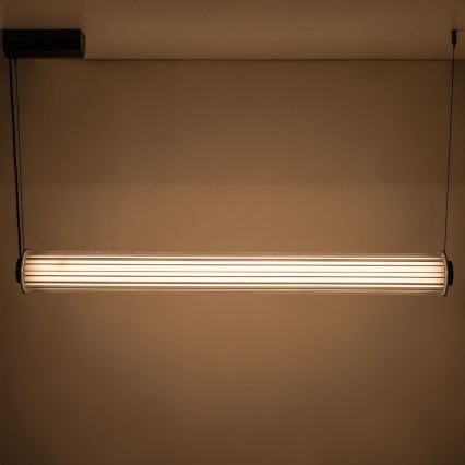 Zuma Line - Lustre LED regulável suspenso por cabo LED/39W/230V 2700-6500K preto + comando remoto