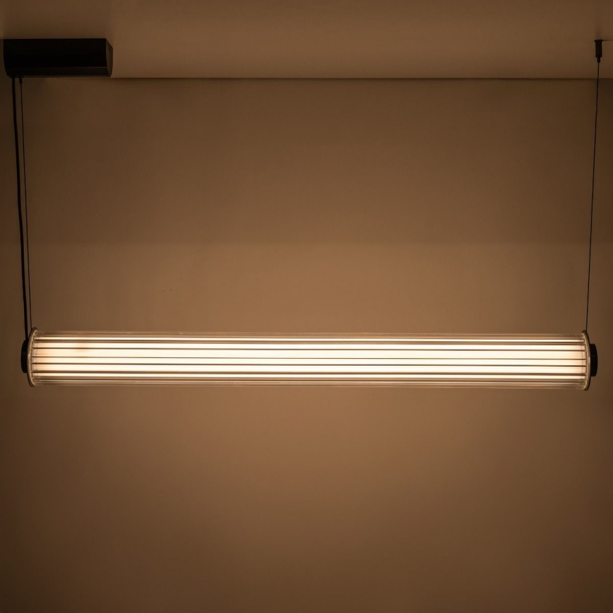 Zuma Line - Lustre LED regulável suspenso por cabo LED/39W/230V 2700-6500K preto + comando remoto