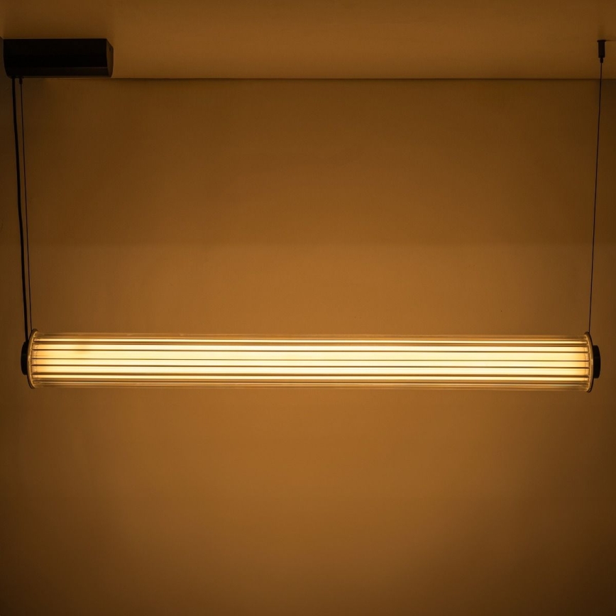 Zuma Line - Lustre LED regulável suspenso por cabo LED/39W/230V 2700-6500K preto + comando remoto