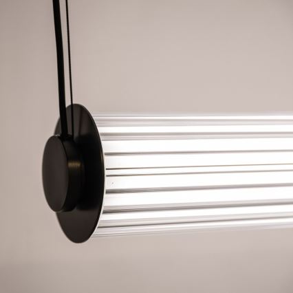 Zuma Line - Lustre LED regulável suspenso por cabo LED/39W/230V 2700-6500K preto + comando remoto