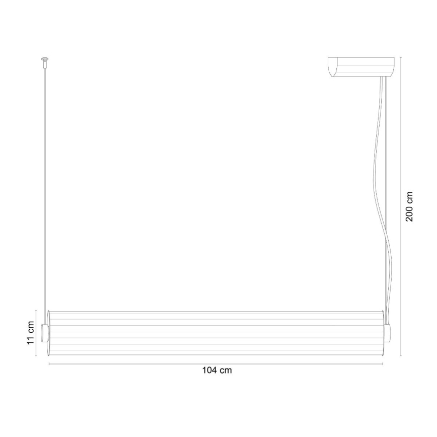 Zuma Line - Lustre LED regulável suspenso por cabo LED/39W/230V 2700-6500K preto + comando remoto