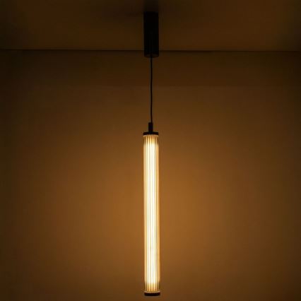 Zuma Line - Lustre LED dimerizável suspenso por cabo LED/26W/230V 2700-6500K preto + comando remoto