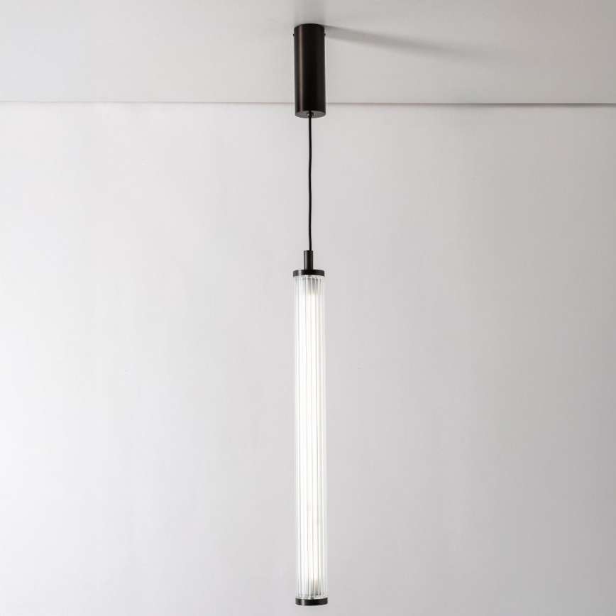 Zuma Line - Lustre LED dimerizável suspenso por cabo LED/26W/230V 2700-6500K preto + comando remoto
