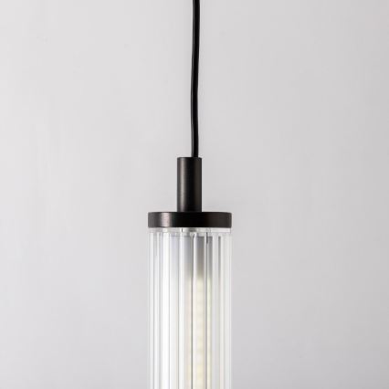 Zuma Line - Lustre LED dimerizável suspenso por cabo LED/26W/230V 2700-6500K preto + comando remoto