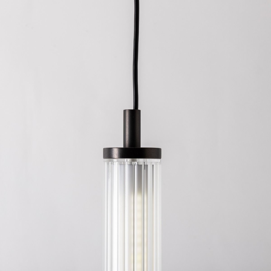 Zuma Line - Lustre LED dimerizável suspenso por cabo LED/26W/230V 2700-6500K preto + comando remoto