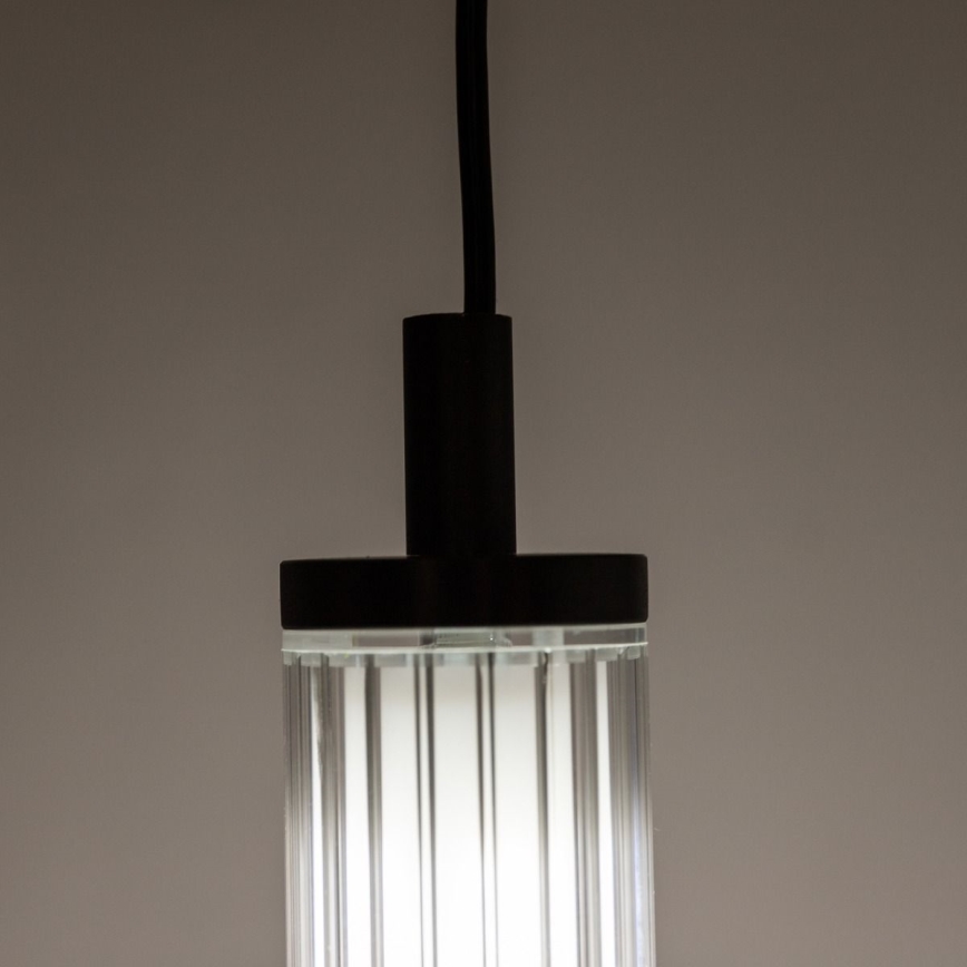 Zuma Line - Lustre LED dimerizável suspenso por cabo LED/26W/230V 2700-6500K preto + comando remoto