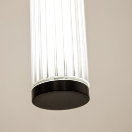 Zuma Line - Lustre LED dimerizável suspenso por cabo LED/26W/230V 2700-6500K preto + comando remoto
