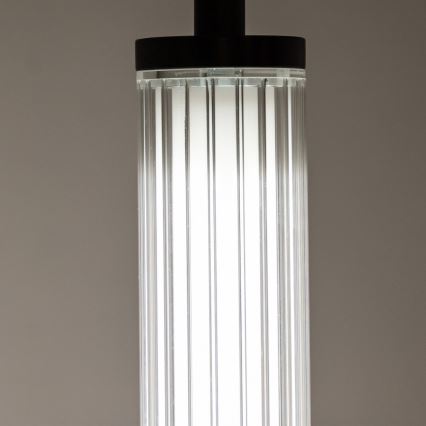 Zuma Line - Lustre LED dimerizável suspenso por cabo LED/26W/230V 2700-6500K preto + comando remoto