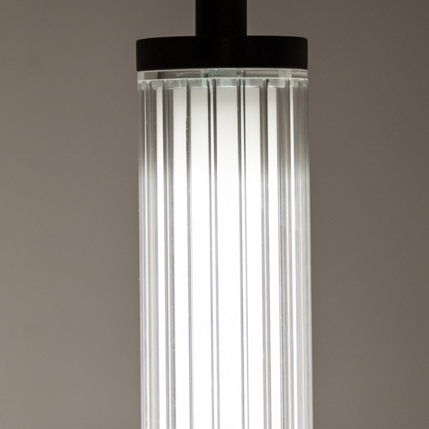 Zuma Line - Lustre LED dimerizável suspenso por cabo LED/26W/230V 2700-6500K preto + comando remoto