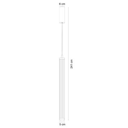 Zuma Line - Lustre LED dimerizável suspenso por cabo LED/26W/230V 2700-6500K preto + comando remoto