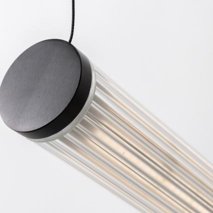 Zuma Line - Lustre LED dimerizável suspenso por cabo LED/64W/230V 2700-6500K preto + controlo remoto