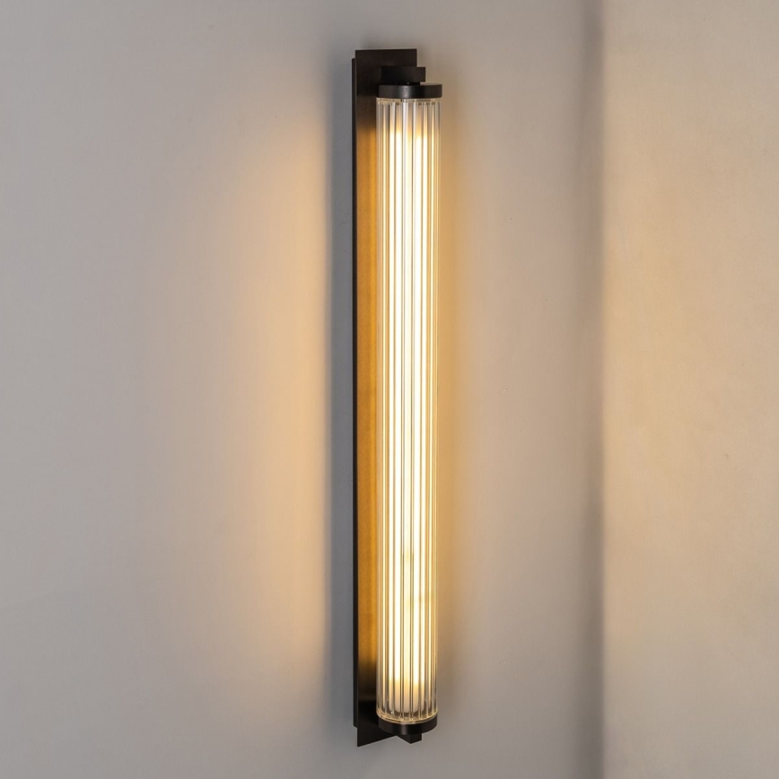 Zuma Line - Luminária de parede LED dimerizável LED/26W/230V 2700-6500K preta + comando remoto