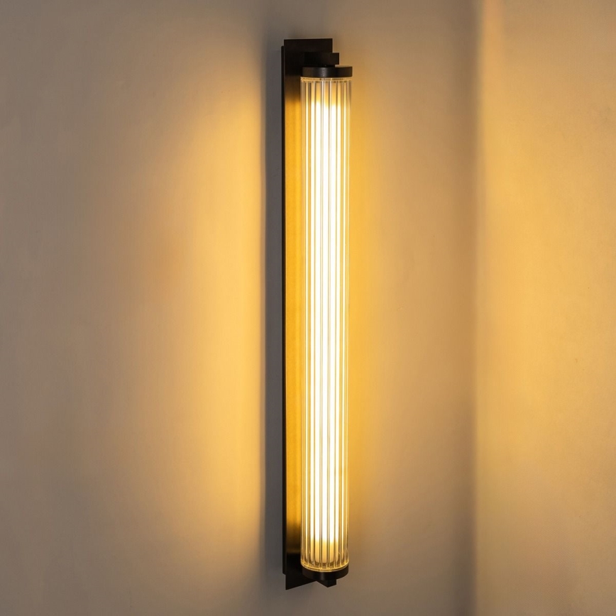 Zuma Line - Luminária de parede LED dimerizável LED/26W/230V 2700-6500K preta + comando remoto