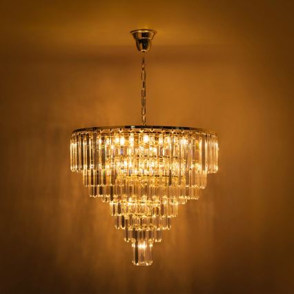 Zuma Line - Lustre com corrente 20xE14/40W/230V dourado