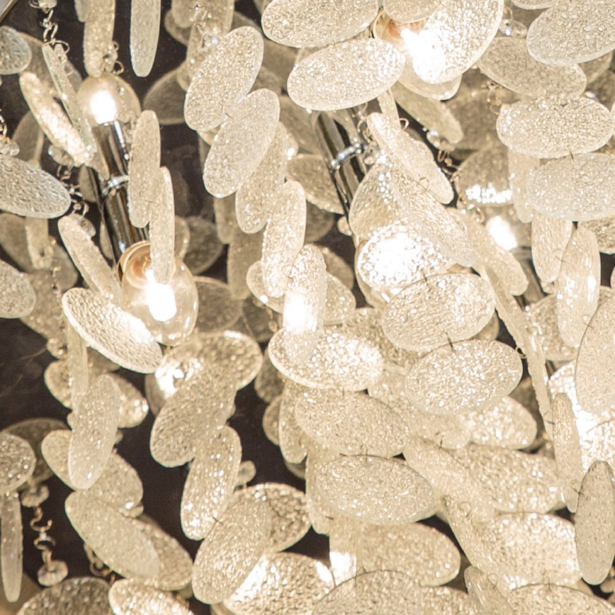 Zuma Line - Candeeiro integrado 8xE14/40W/230V cromado brilhante